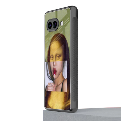 La Mona Lisa google pixel 10a mobile cover | shockproof glass phone case