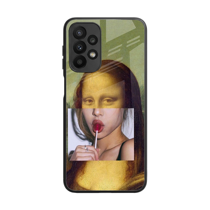 La Mona Lisa back phone cover | glass case for samsung galaxy a23