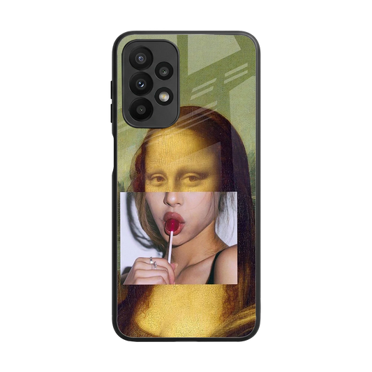 La Mona Lisa back phone cover | glass case for samsung galaxy a23