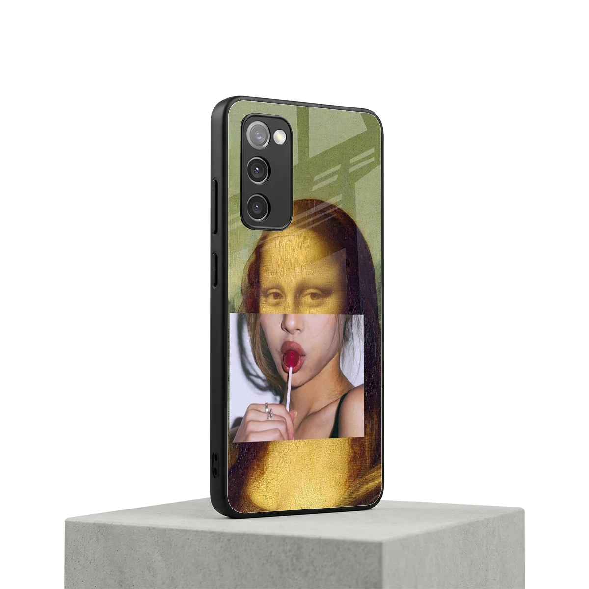 La Mona Lisa samsung galaxy s20 fe mobile cover | shockproof glass phone case