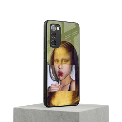 La Mona Lisa samsung galaxy s20 fe mobile cover | shockproof glass phone case