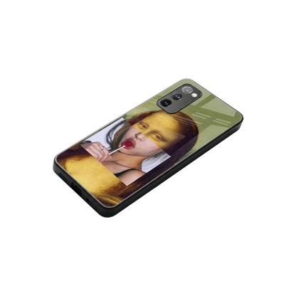 La Mona Lisa stylish phone case for samsung galaxy s20 fe | glossy glass and slim fit
