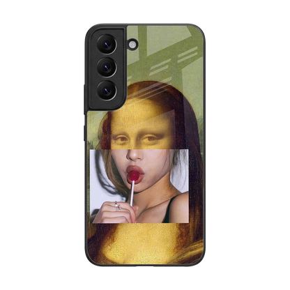 La Mona Lisa back phone cover | glass case for samsung galaxy s22