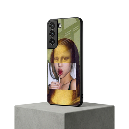 La Mona Lisa samsung galaxy s22 mobile cover | shockproof glass phone case