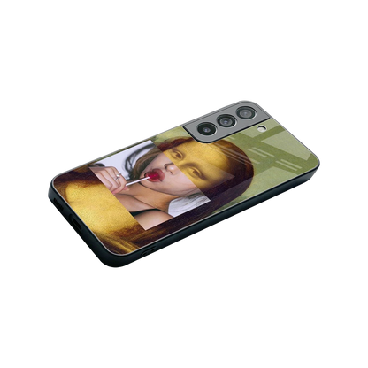 La Mona Lisa stylish phone case for samsung galaxy s22 | glossy glass and slim fit