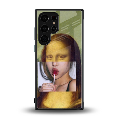 La Mona Lisa back phone cover | glass case for samsung galaxy s23 ultra