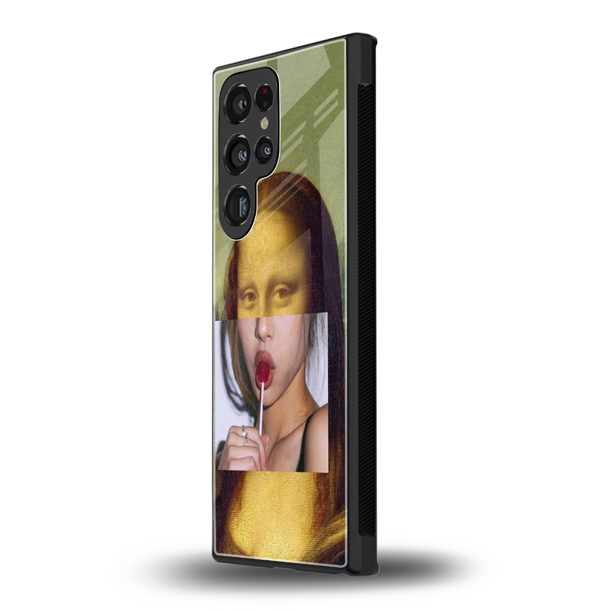 La Mona Lisa samsung galaxy s23 ultra mobile cover | shockproof glass phone case