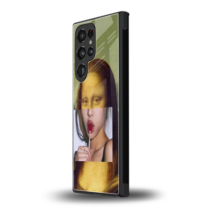 La Mona Lisa samsung galaxy s24 ultra mobile cover | shockproof glass phone case