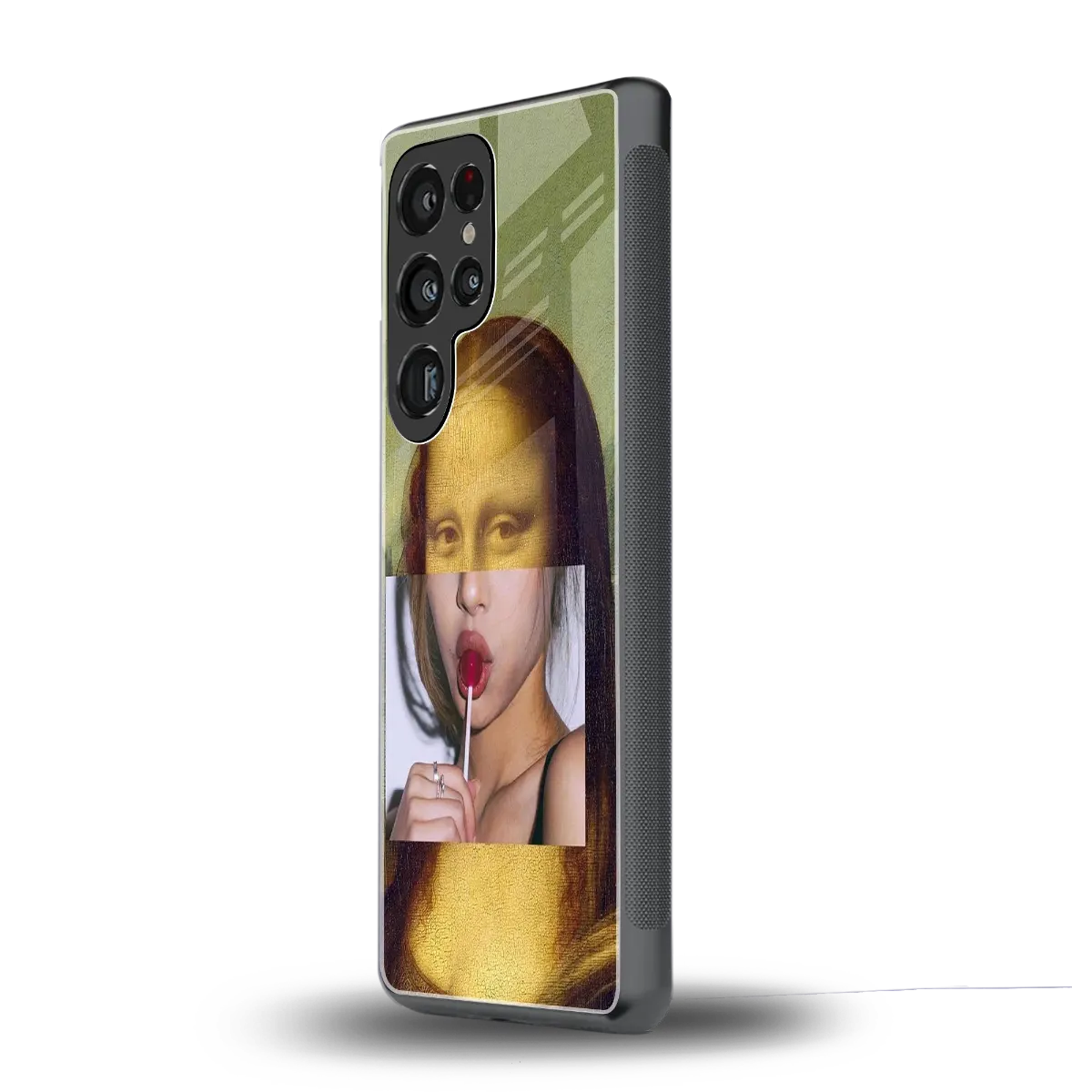 La Mona Lisa samsung galaxy s25 ultra mobile cover | shockproof glass phone case
