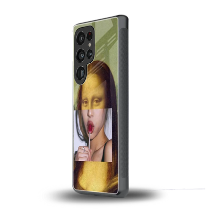La Mona Lisa samsung galaxy s25 ultra mobile cover | shockproof glass phone case