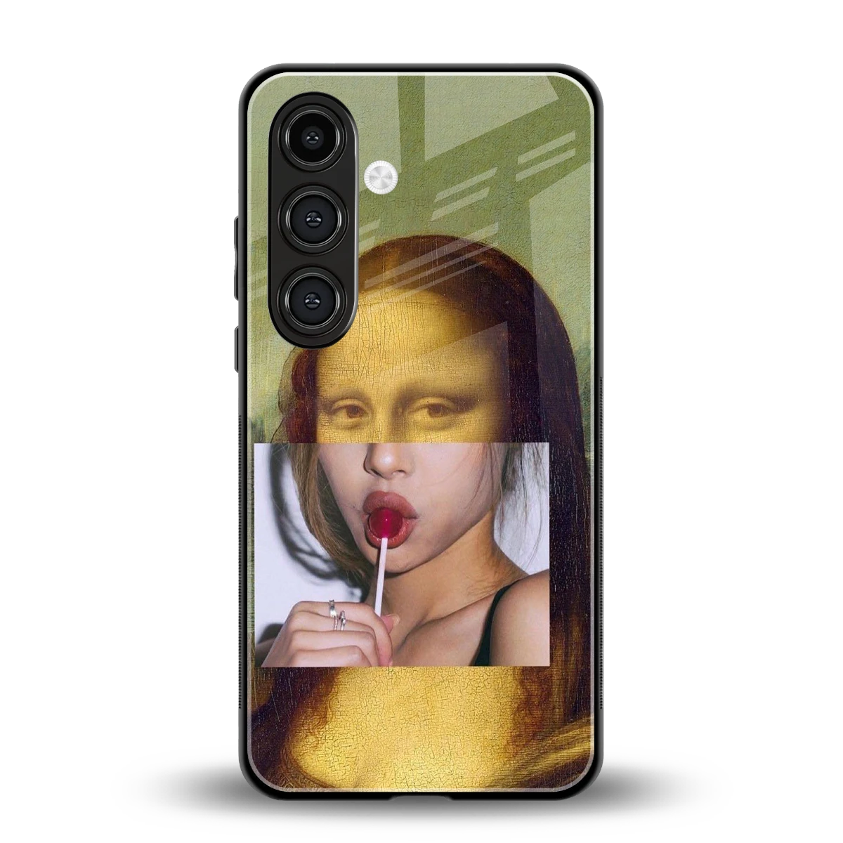 La Mona Lisa back phone cover | glass case for samsung galaxy s25 plus