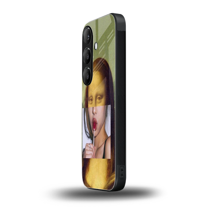 La Mona Lisa samsung galaxy s25 mobile cover | shockproof glass phone case