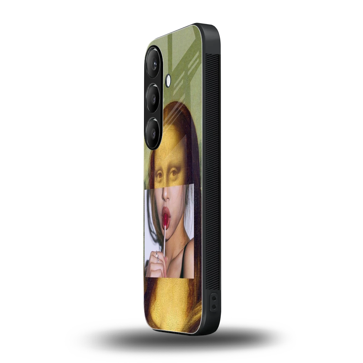 La Mona Lisa samsung galaxy s25 plus mobile cover | shockproof glass phone case
