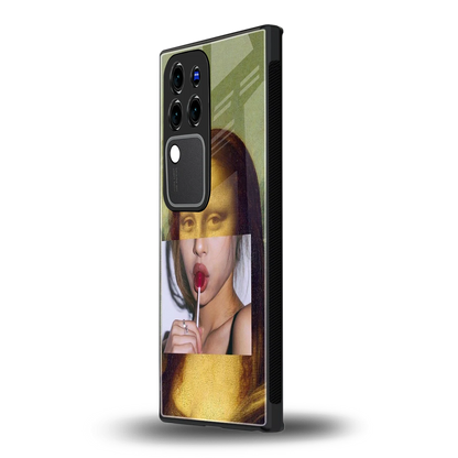 La Mona Lisavivo v30 pro mobile cover | shockproof glass phone case