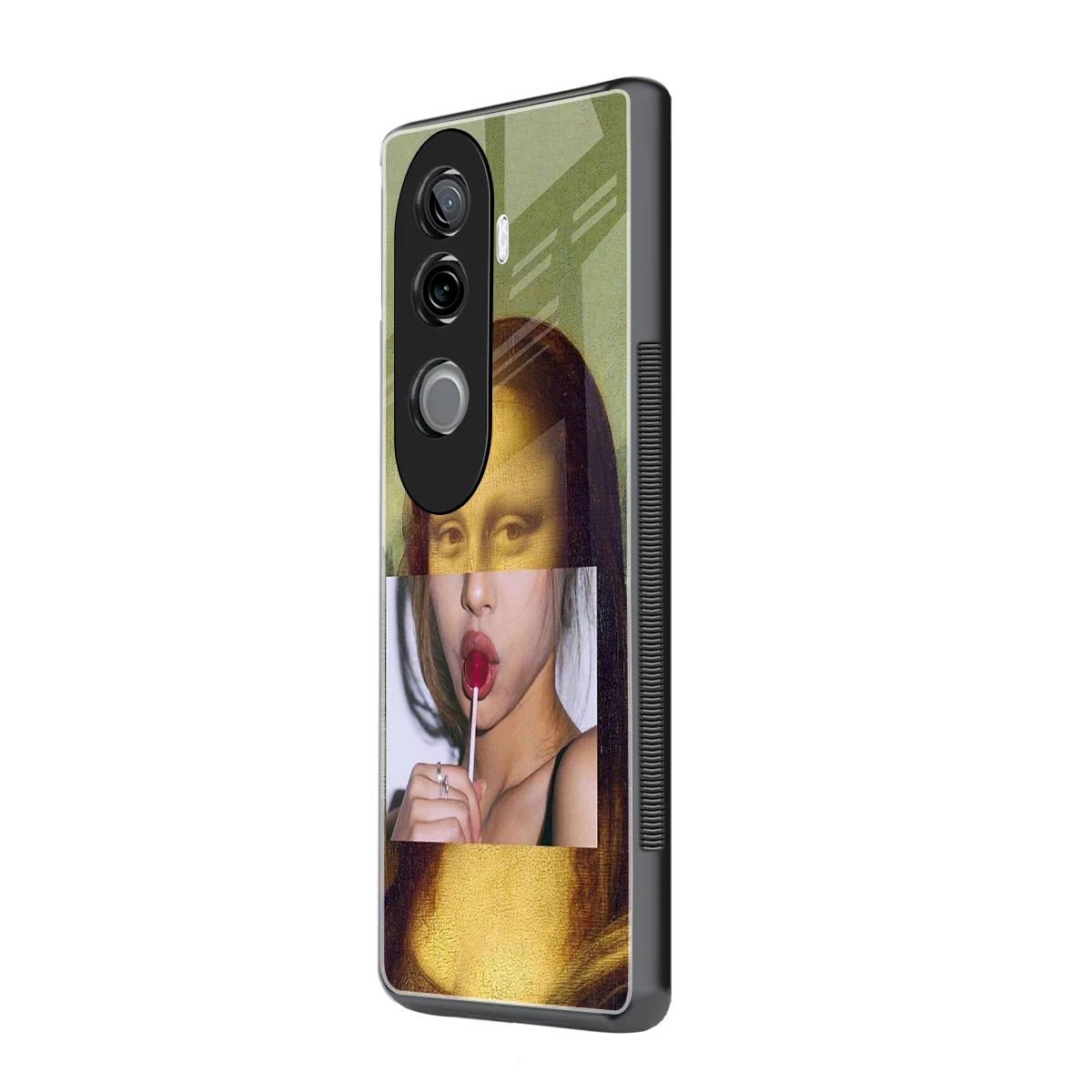 La Mona Lisa vivo v40e mobile cover | shockproof glass phone case