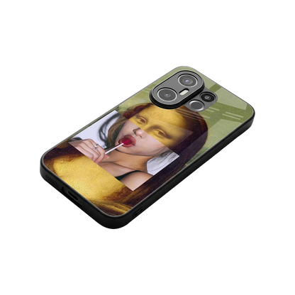 La Mona Lisa stylish phone case for vivo x200 fe | glossy glass and slim fit