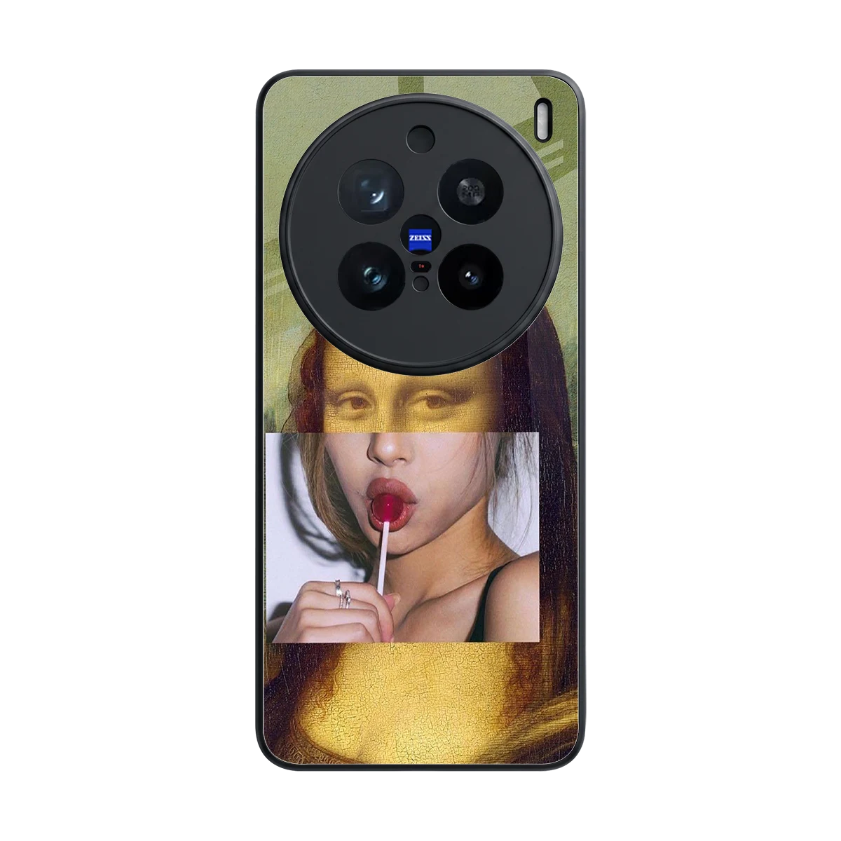 La Mona Lisa back phone cover | glass case for vivo x200 pro