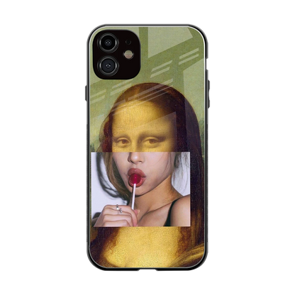 La Mona Lisa back phone cover | glass case for iphone 11