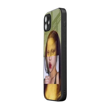 La Mona Lisa iphone 11 mobile cover | shockproof glass phone case