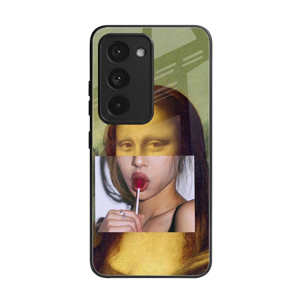 La Mona Lisa back phone cover | glass case for redmi 15 5g