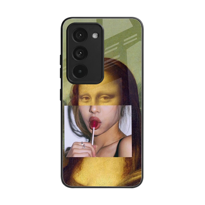 La Mona Lisa back phone cover | glass case for redmi 15 5g