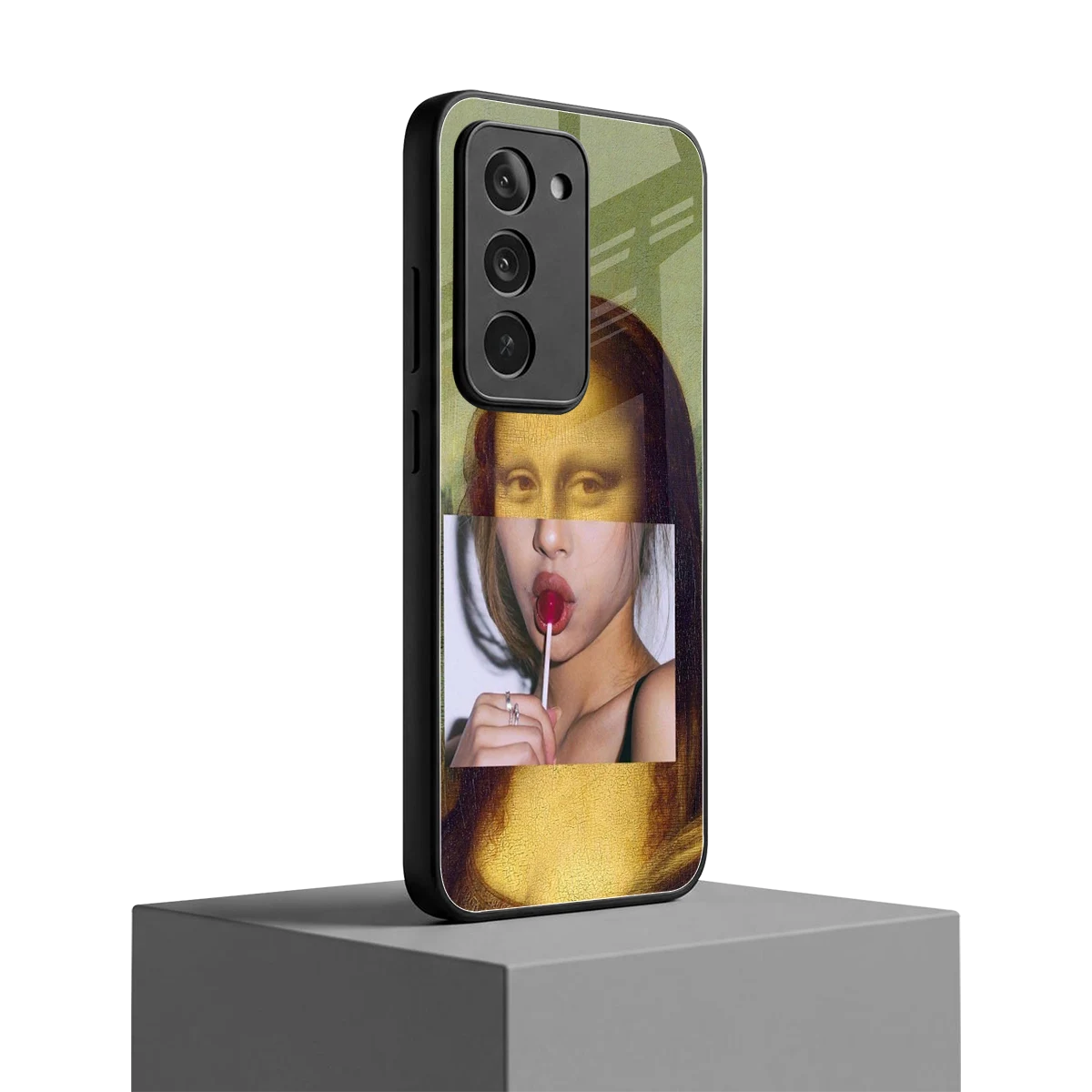 La Mona Lisa redmi 15 5g mobile cover | shockproof glass phone case
