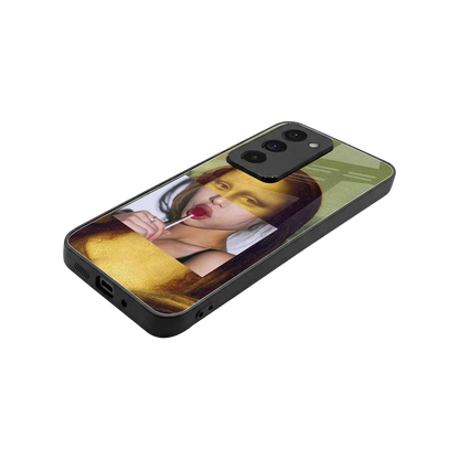 La Mona Lisa stylish phone case for redmi 15 5g | glossy glass and slim fit