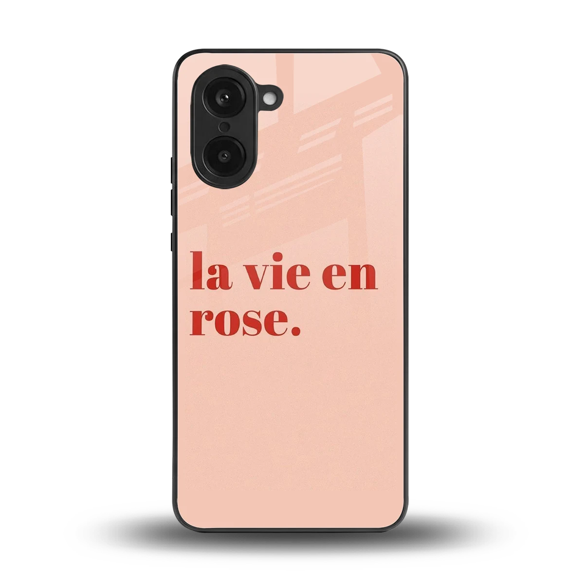 La Vie En Rose Quote back phone cover | glass case for oneplus nord ce5 5g
