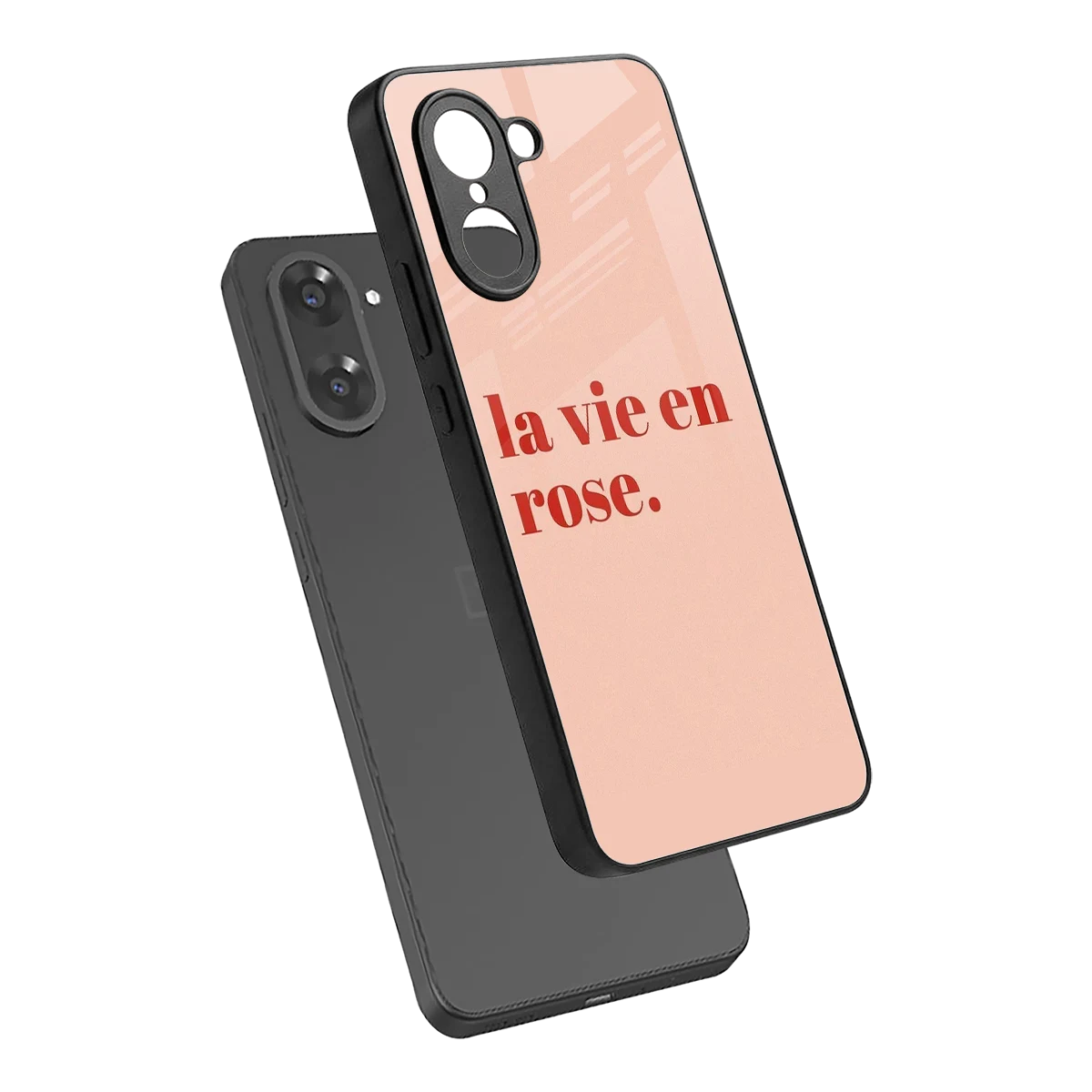 La Vie En Rose Quote sleek oneplus nord ce5 5g cover with tempered glass back and TPU edges