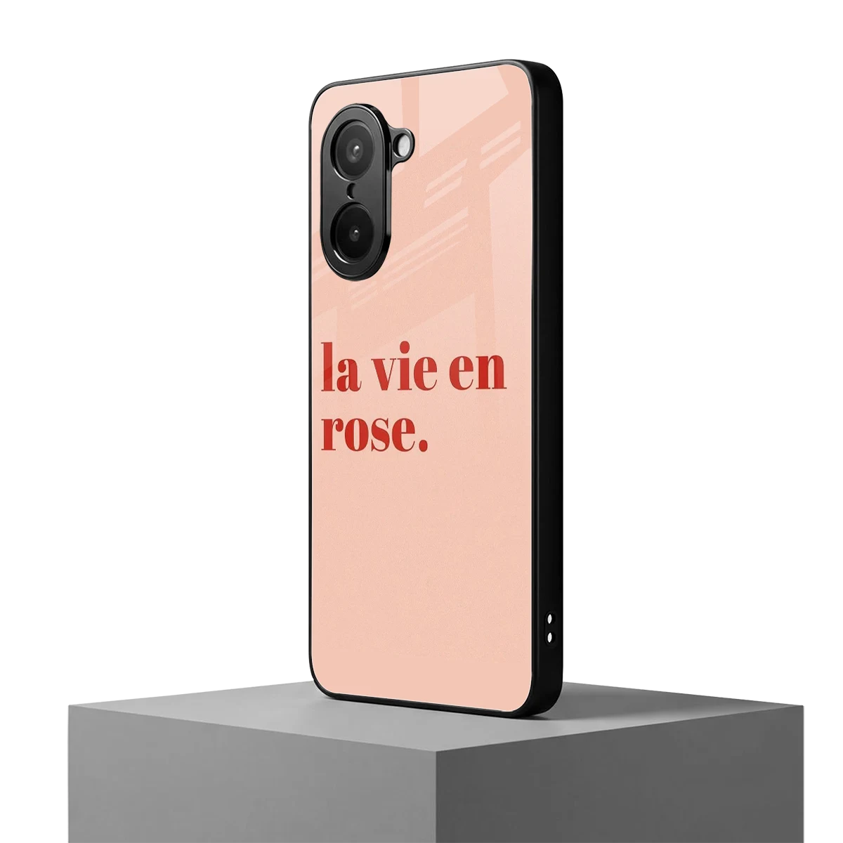 La Vie En Rose Quote oneplus nord ce5 5g mobile cover | shockproof glass phone case