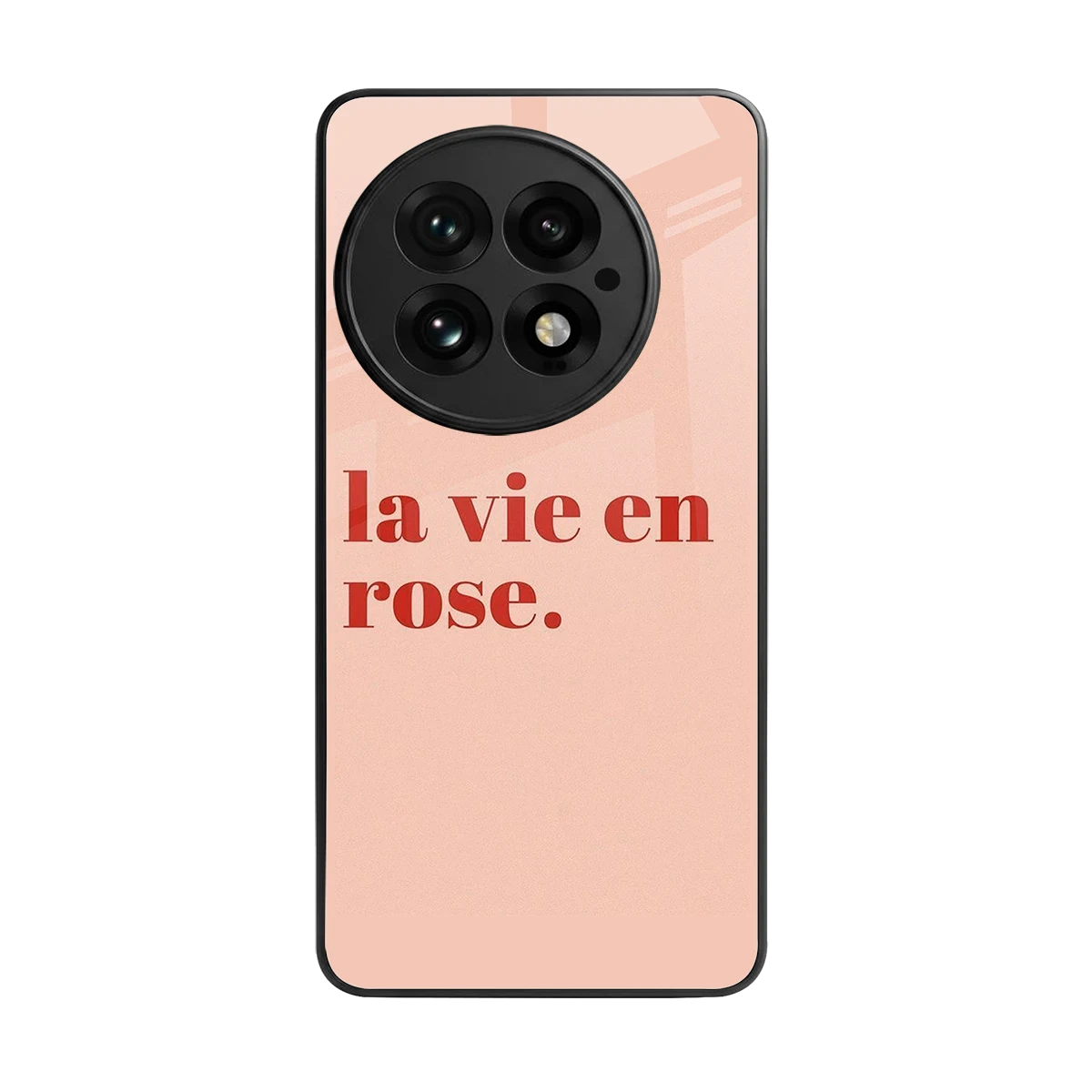 La Vie En Rose Quote back phone cover | glass case for oneplus 13