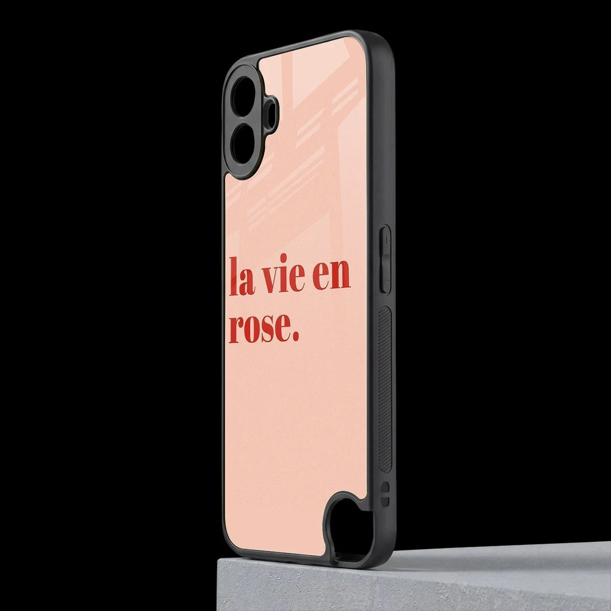 La Vie En Rose Quote cmf nothing phone 1 mobile cover | shockproof glass phone case