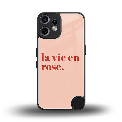 La Vie En Rose Quote back phone cover | glass case for cmf nothing phone 2 pro