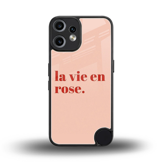 La Vie En Rose Quote back phone cover | glass case for cmf nothing phone 2 pro