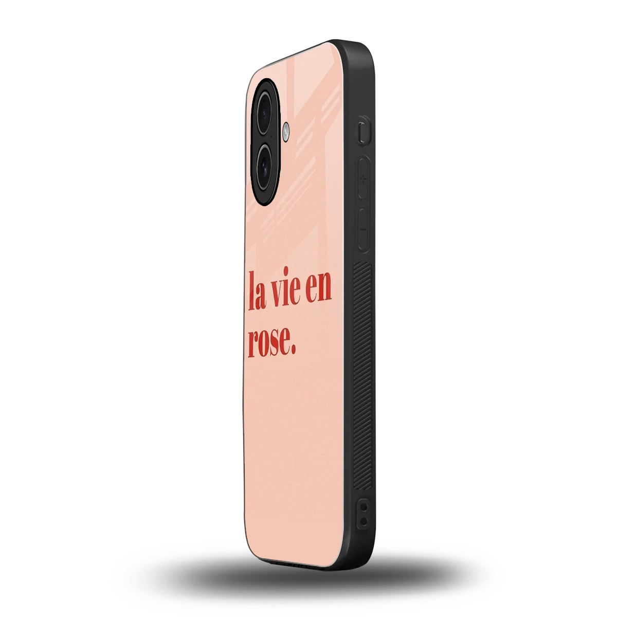 La Vie En Rose Quote iphone 17 mobile cover | shockproof glass phone case