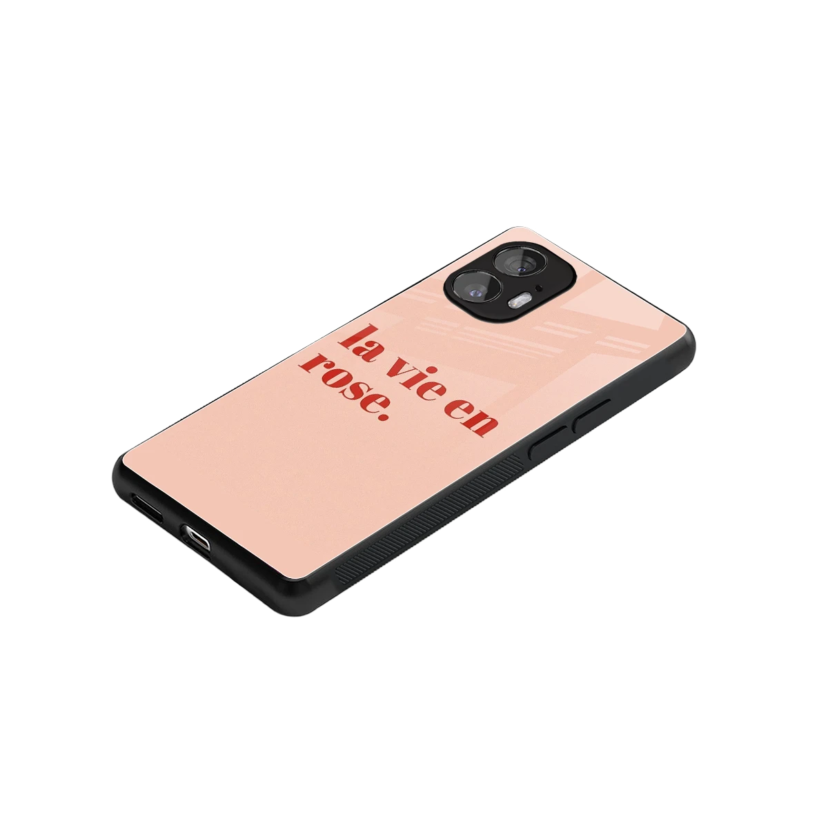 La Vie En Rose Quote stylish phone case for nothing phone 2 | glossy glass and slim fit