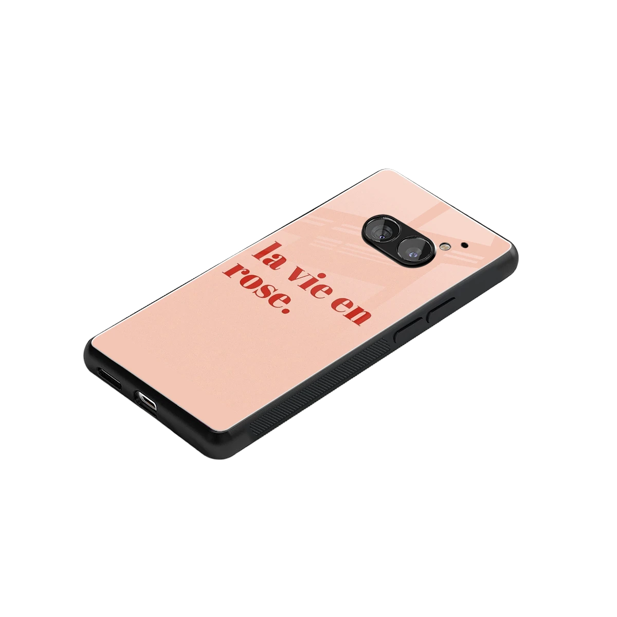 La Vie En Rose Quote stylish phone case for nothing phone 2a | glossy glass and slim fit