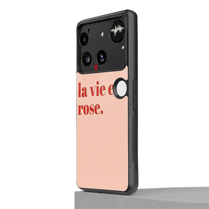 La Vie En Rose Quote nothing phone 3 mobile cover | shockproof glass phone case
