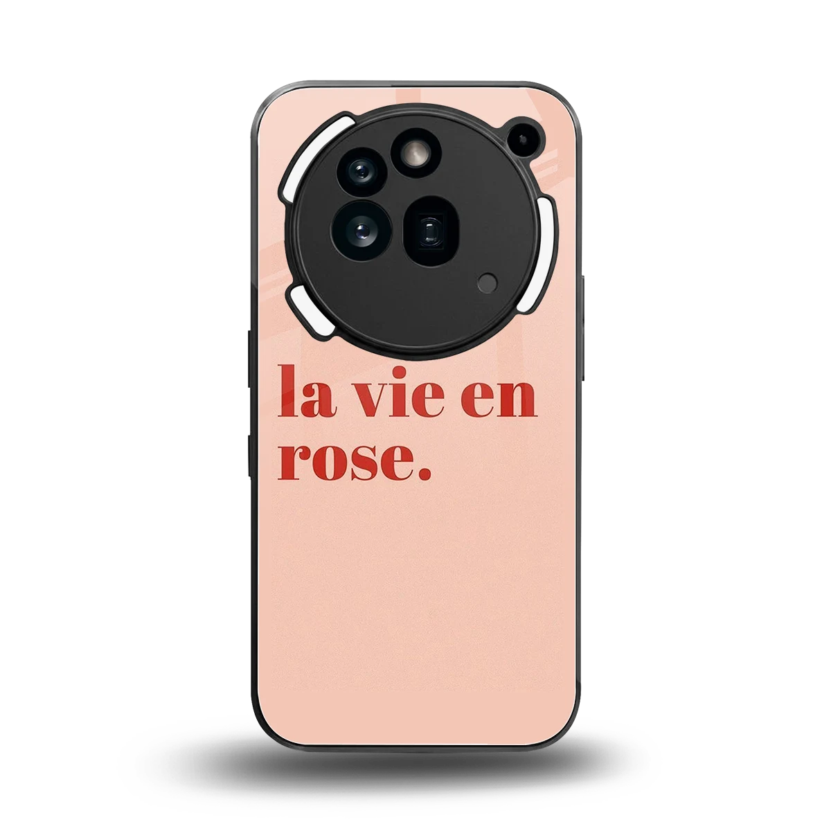 La Vie En Rose Quote back phone cover | glass case for nothing phone 3a pro