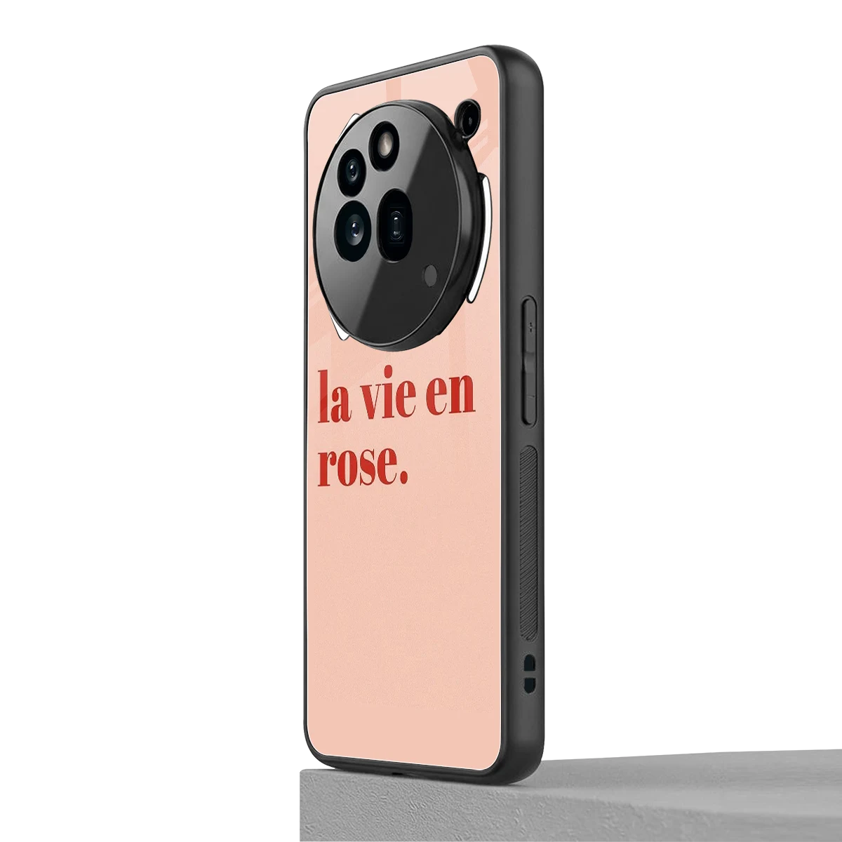 La Vie En Rose Quote nothing phone 3a pro mobile cover | shockproof glass phone case