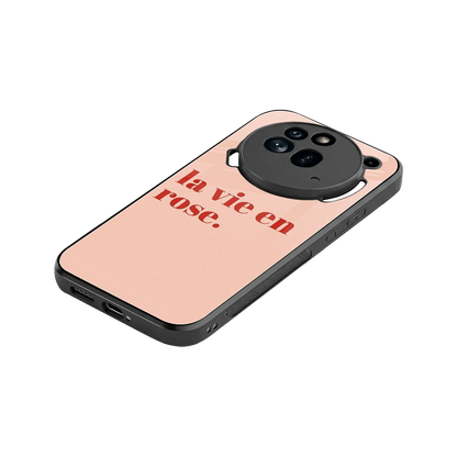 La Vie En Rose Quote stylish phone case for nothing phone 3a pro | glossy glass and slim fit