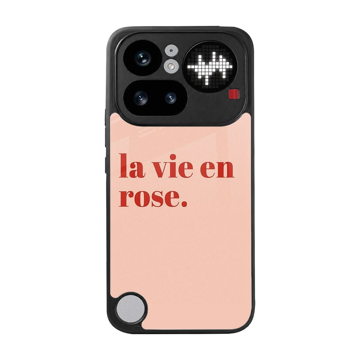 La Vie En Rose Quote back phone cover | glass case for nothing phone 4a pro