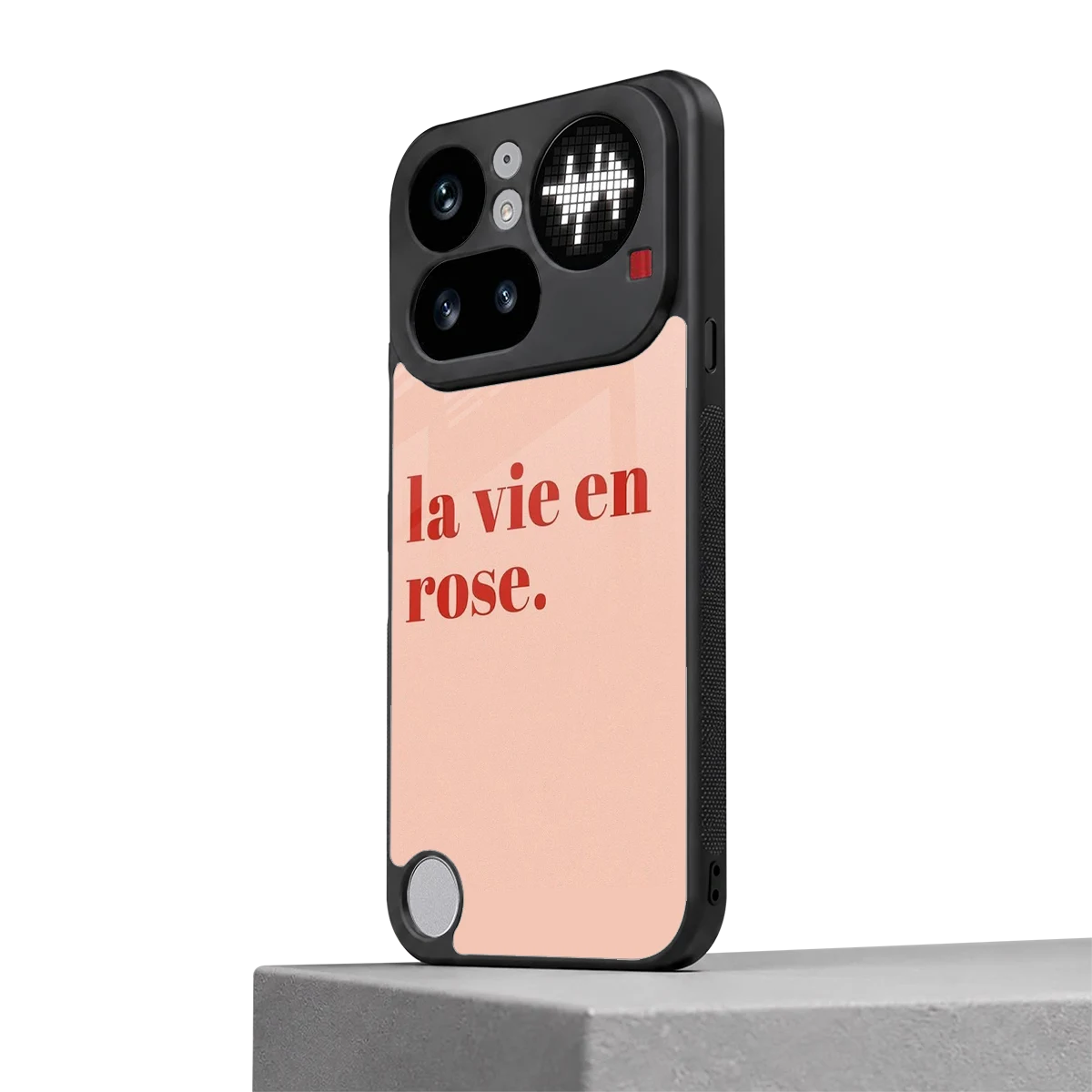 La Vie En Rose Quote nothing phone 4a pro mobile cover | shockproof glass phone case