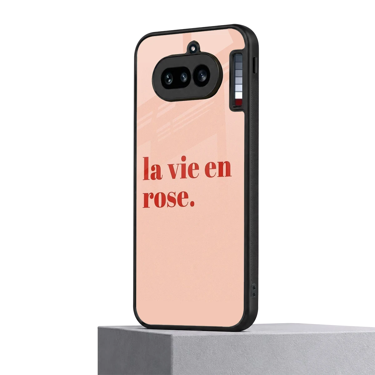 La Vie En Rose Quote nothing phone 4a mobile cover | shockproof glass phone case