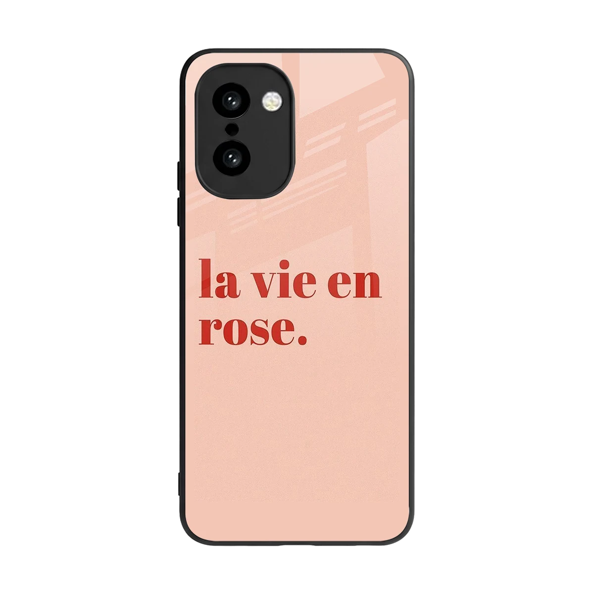 La Vie En Rose Quote back phone cover | glass case for oneplus 15r