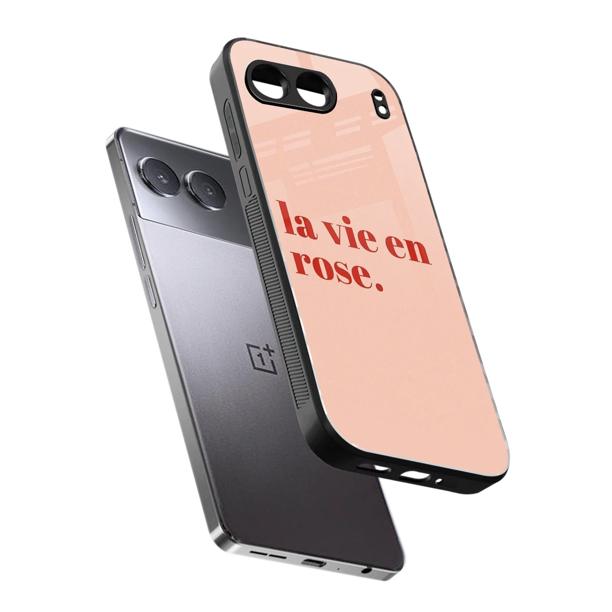 La Vie En Rose Quote sleek oneplus nord 4 cover with tempered glass back and TPU edges