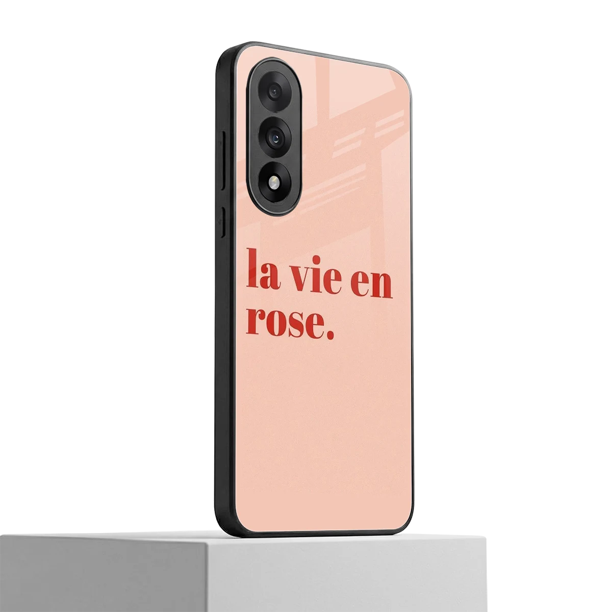 La Vie En Rose Quote oneplus nord 5 mobile cover | shockproof glass phone case