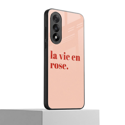 La Vie En Rose Quote oneplus nord 5 mobile cover | shockproof glass phone case