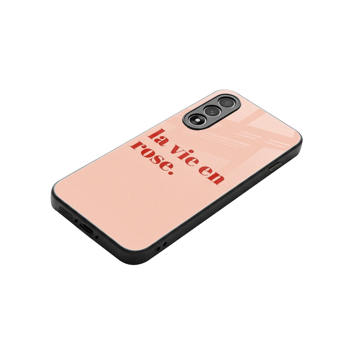 La Vie En Rose Quote stylish phone case for oneplus nord 5 | glossy glass and slim fit