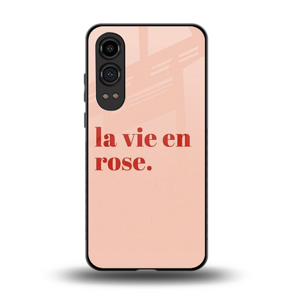 La Vie En Rose Quote back phone cover | glass case for oneplus nord ce 4 lite